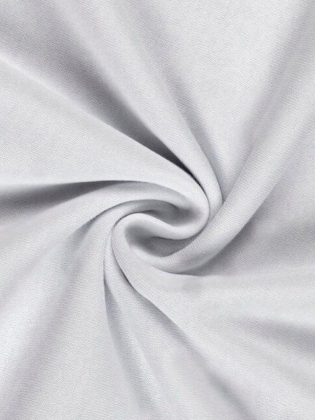 Kvalitex Prevleka za zakonsko posteljo Jersey 200x200cm bela