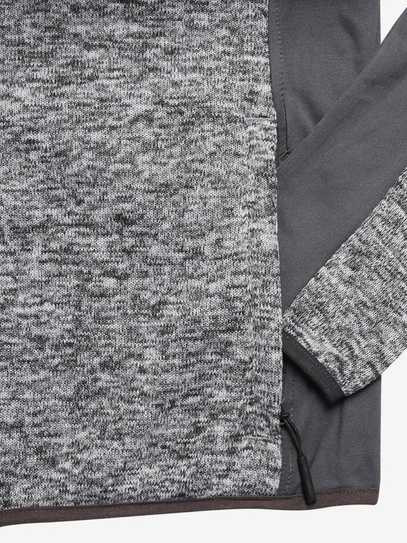 ALPINE PRO Moška majica ALPINE PRO QELEN dk.true siva