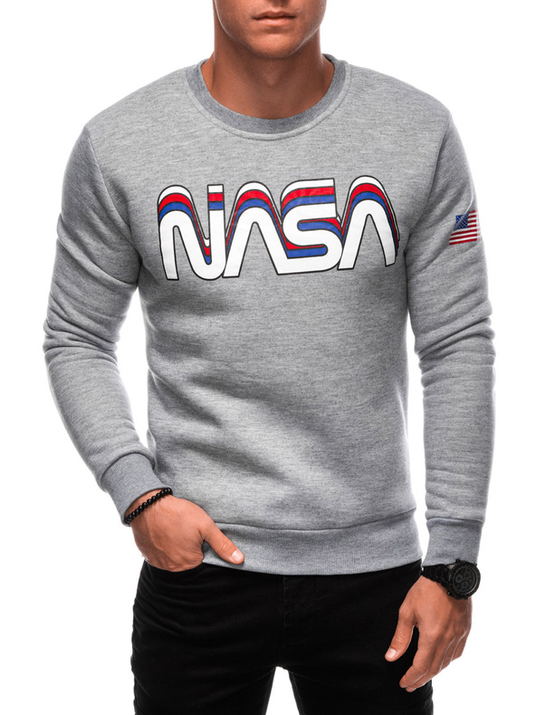 Edoti EDOTI Moška jopa s kapuco, siva