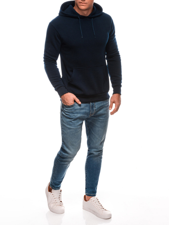 Edoti EDOTI Moška majica s kapuco, temno modra