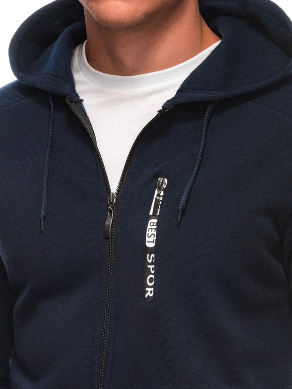 Edoti EDOTI Moška majica s kapuco, temno modra