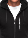 Edoti EDOTI Moška majica s kapuco, črna