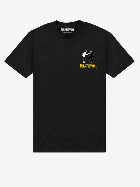 ZOOT.Fan Črna unisex majica ZOOT.Fan Pulp Fiction Vince & Mia