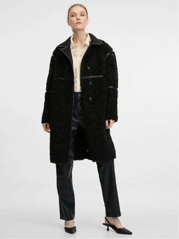 Orsay Črn ženski plašč ORSAY