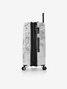Heys Komplet treh vzorčastih potovalnih kovčkov v beli barvi Heys Journey 3G S,M,L Black/White Map