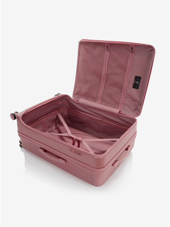 Heys Staro roza ženski potovalni kovček Heys EZ Fashion L Rose Gold