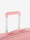 Heys Komplet treh ženskih potovalnih kovčkov v rožnati barvi Heys Pastel S,M,L Blush