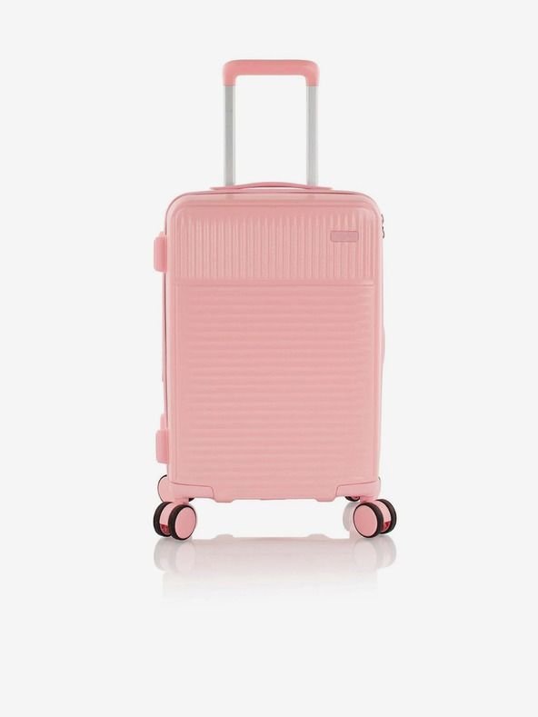 Heys Komplet treh ženskih potovalnih kovčkov v rožnati barvi Heys Pastel S,M,L Blush