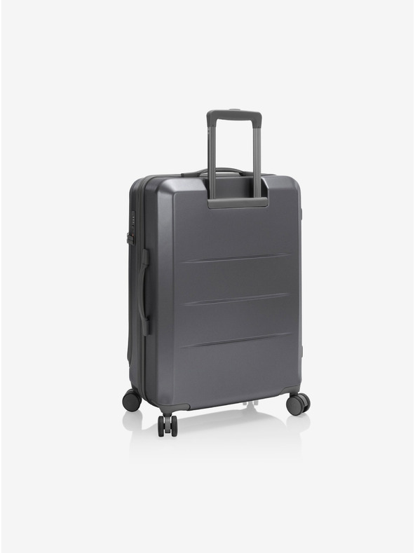 Heys Temno siv potovalni kovček Heys EZ Fashion M Charcoal