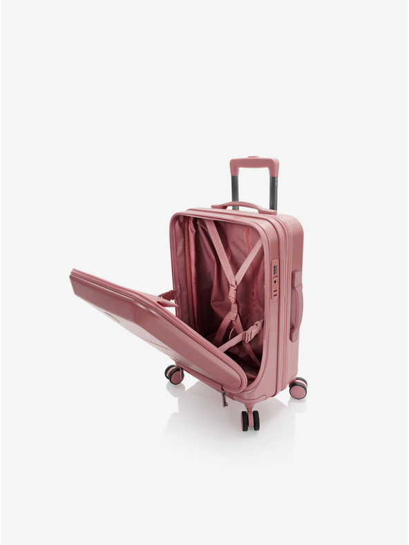Heys Starorožnat ženski potovalni kovček Heys EZ Fashion S Rose Gold