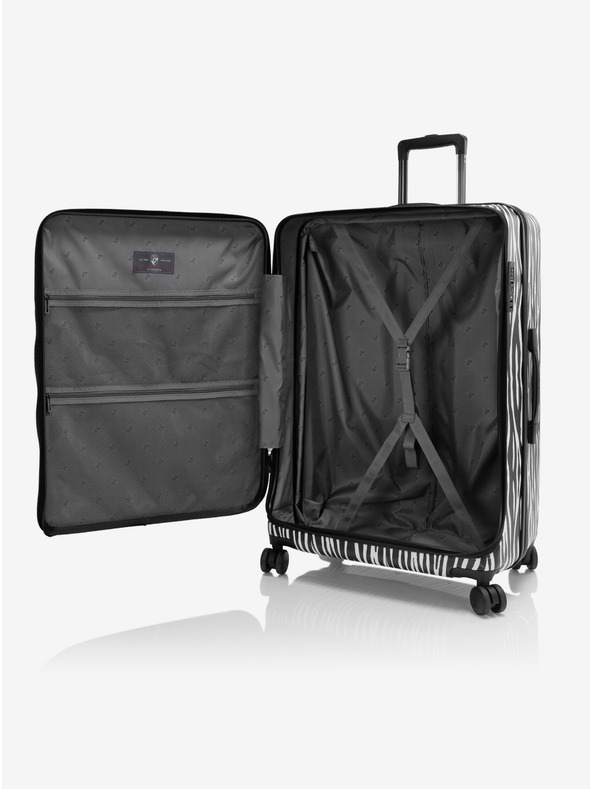 Heys Komplet treh potovalnih kovčkov Heys EZ Fashion S,M,L Zebra