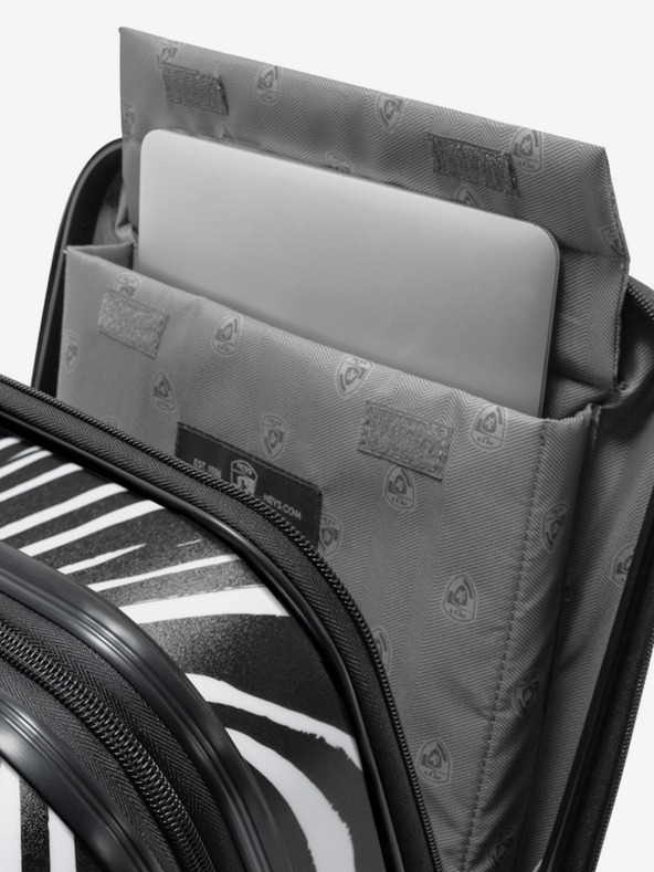 Heys Komplet treh potovalnih kovčkov Heys EZ Fashion S,M,L Zebra