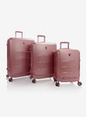 Heys Komplet treh potovalnih kovčkov Heys EZ Fashion S,M,L Rose Gold