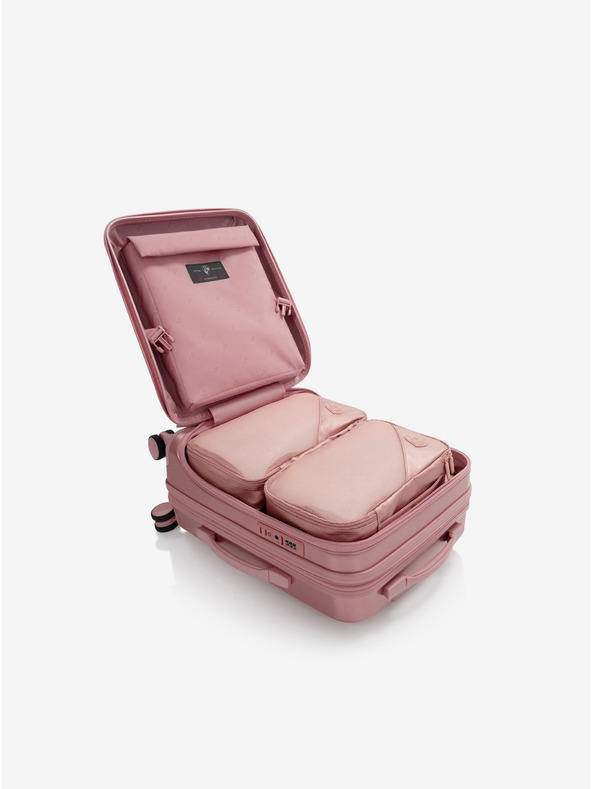 Heys Komplet treh potovalnih kovčkov Heys EZ Fashion S,M,L Rose Gold