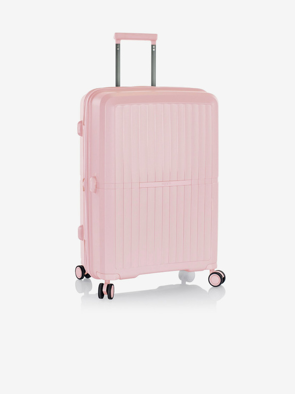 Heys Komplet treh ženskih potovalnih kovčkov v roza barvi Heys Airlite S,M,L Blush