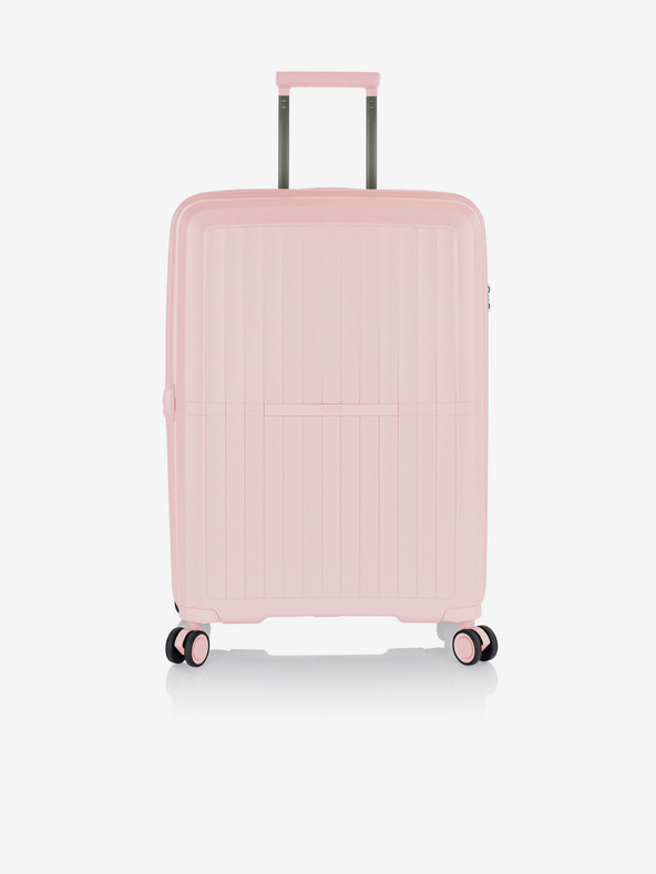 Heys Komplet treh ženskih potovalnih kovčkov v roza barvi Heys Airlite S,M,L Blush