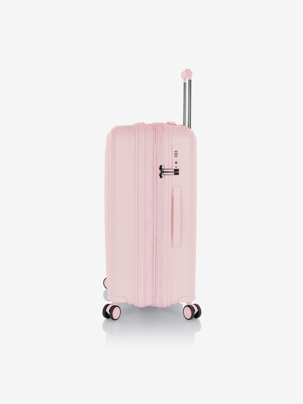 Heys Komplet treh ženskih potovalnih kovčkov v roza barvi Heys Airlite S,M,L Blush