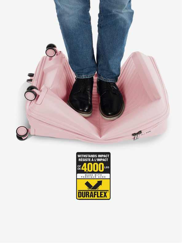 Heys Komplet treh ženskih potovalnih kovčkov v roza barvi Heys Airlite S,M,L Blush