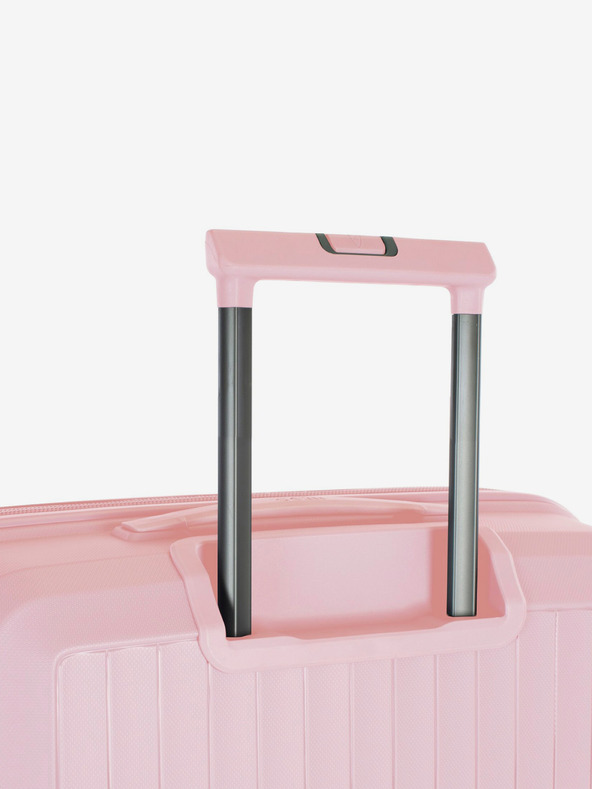 Heys Komplet treh ženskih potovalnih kovčkov v roza barvi Heys Airlite S,M,L Blush