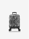 Heys Belo-črn potovalni kovček z živalskim vzorcem Heys EZ Fashion S Zebra