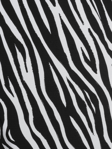 Heys Belo-črn potovalni kovček z živalskim vzorcem Heys EZ Fashion S Zebra