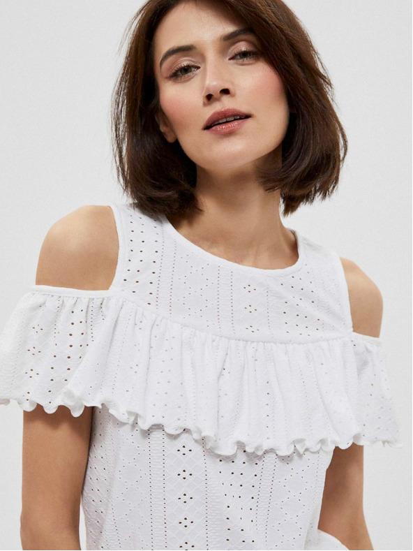 Moodo Bela ženska bluza Moodo