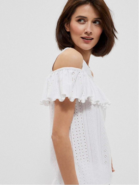 Moodo Bela ženska bluza Moodo