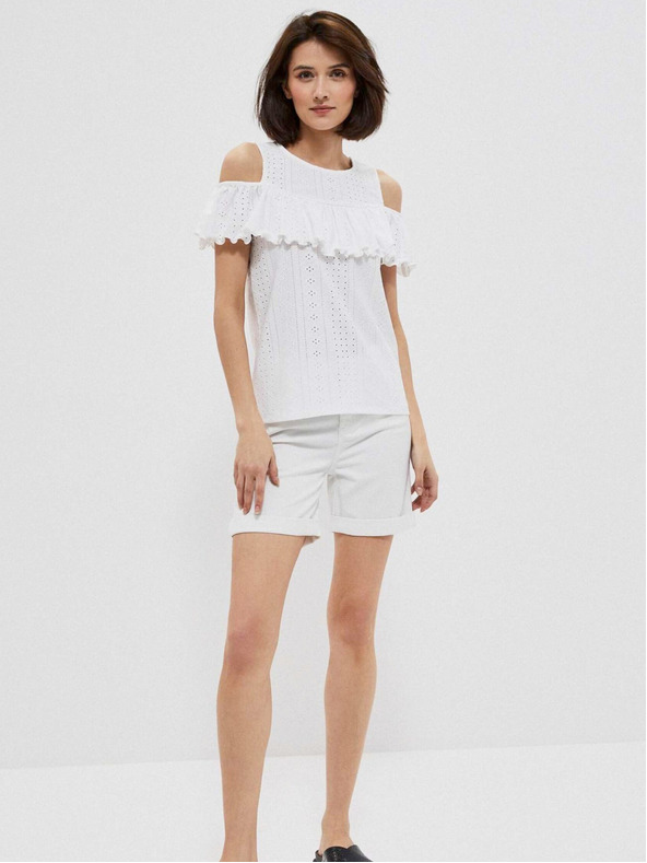 Moodo Bela ženska bluza Moodo