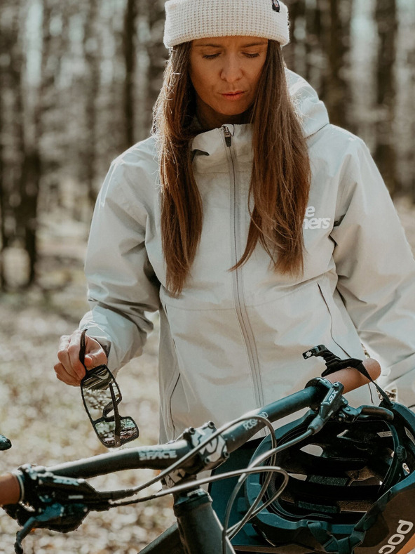 Horsefeathers Ženska kolesarska jakna Onyx Horsefeathers - siva