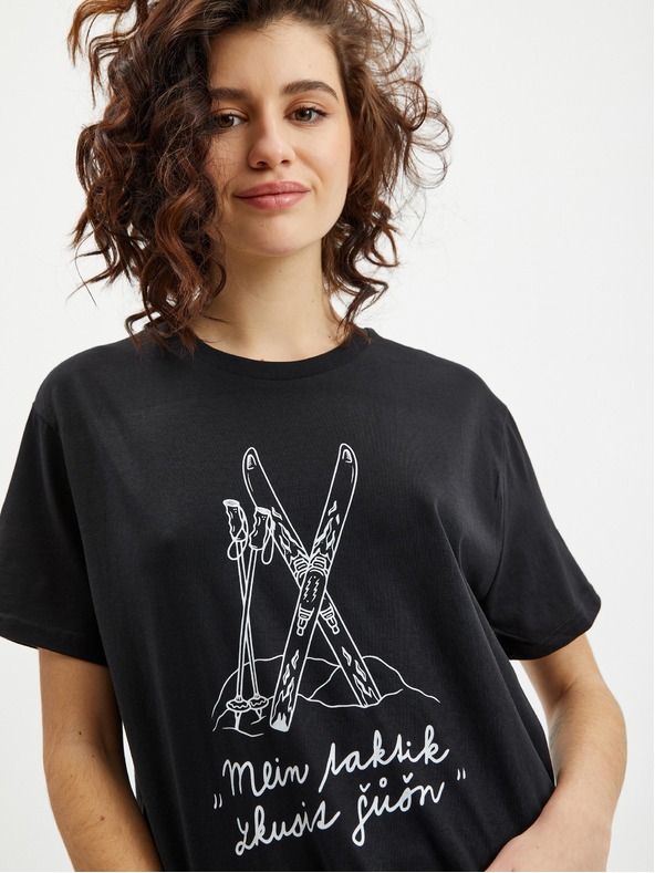 ZOOT.Original Črna ženska majica Zoot Original Mein tactik