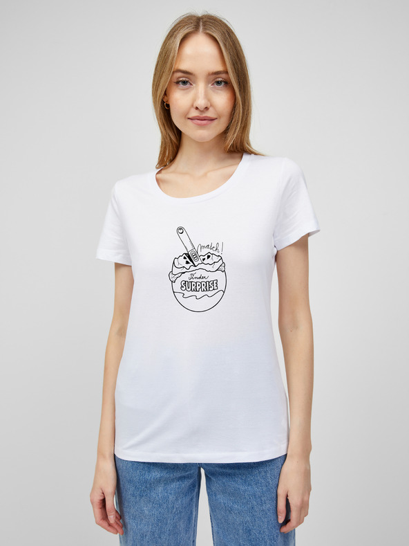 ZOOT.Original Bela ženska majica Zoot Original Tinder 2