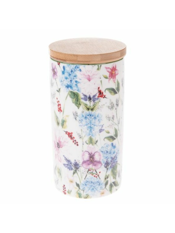 Casa de Engel Porcelanski kozarec s pokrovom iz bambusa, 500 ml, 6/24