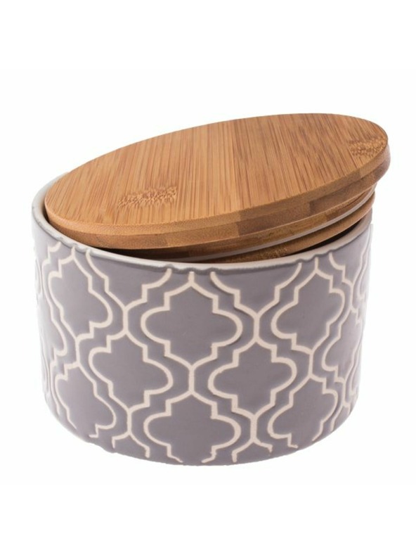 Casa de Engel Keramična posoda z bambusovim pokrovom, 0/24