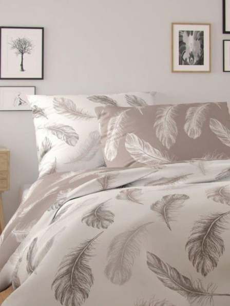 Kvalitex NORDIC COLLECTION podaljšana bombažna posteljnina 140x220, 70x90cm SHELBY