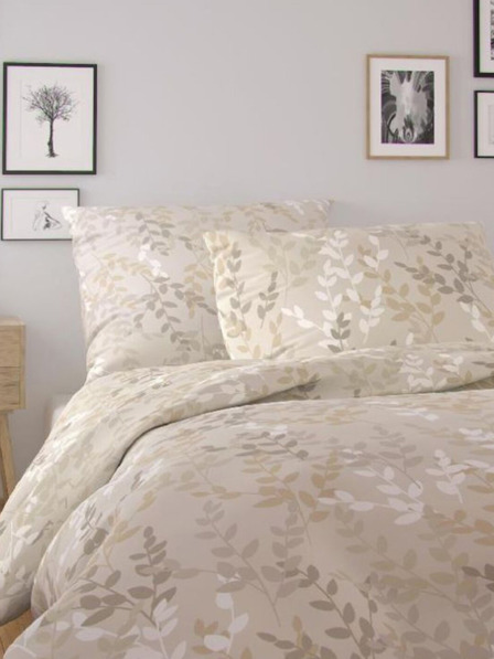 Kvalitex NORDIC COLLECTION podaljšana bombažna posteljnina 140x220, 70x90cm ASTRID