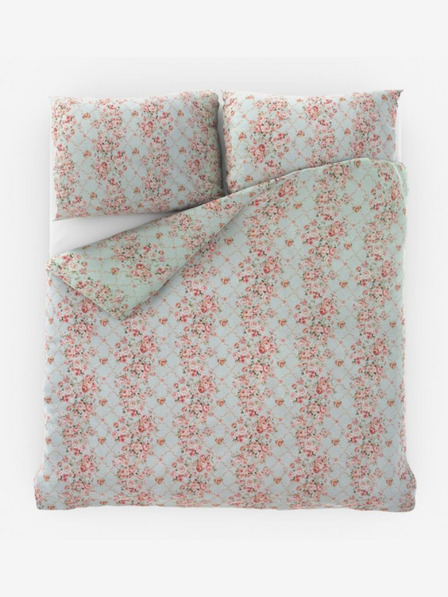 Kvalitex Francoska bombažna posteljnina Provence Collection 220x200, 70x90cm Rosalie zelena Qualitex