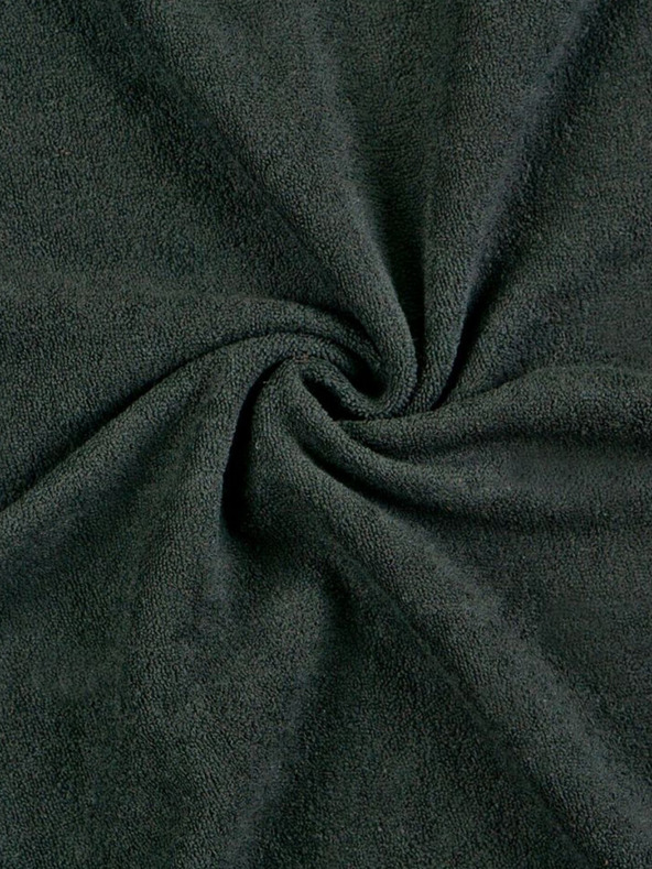 Kvalitex Frotirasta rjuha za eno posteljo 90x200cm črna Kvalitex