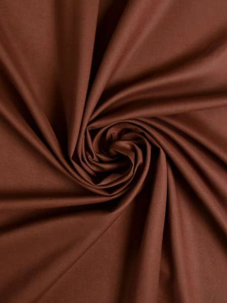 Kvalitex Bombažna napeta rjuha 90x200cm temno rjava Kvalitex