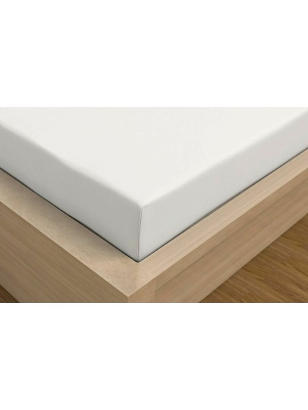 Kvalitex Jersey napenjalna rjuha z lycro 220x200cm bela Kvalitex