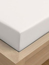 Kvalitex Prevleka iz jerseja z likro 120x200cm bela Kvalitex