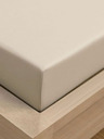 Kvalitex Prevleka iz jerseja z lycro 140x200cm svetlo bež Kvalitex