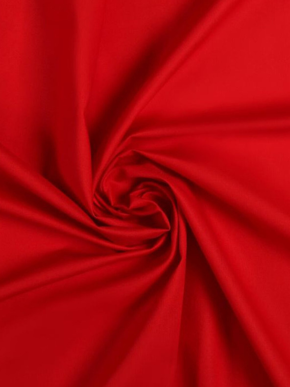 Kvalitex Bombažna napenjalna rjuha 90x200cm rdeča