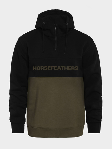 Horsefeathers Mikina Fulton - ožgana olivna velikost L HORSEFEATHERS