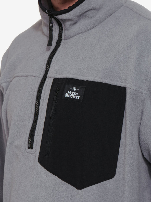 Horsefeathers Fleecová mikina Darko Pullover Horsefeathers