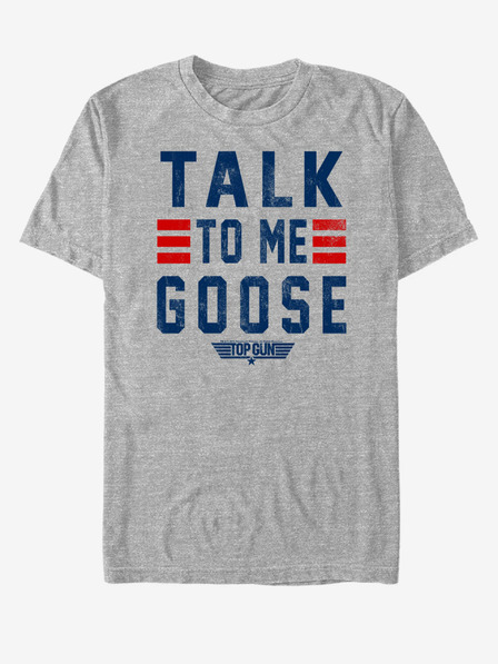 ZOOT.Fan Paramount Goose Talk Stack siva unisex majica