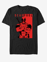 ZOOT.Fan Črna unisex majica Marvel Deadpool Police