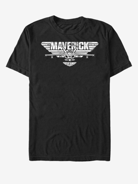 ZOOT.Fan Črna unisex majica Paramount White Maverick