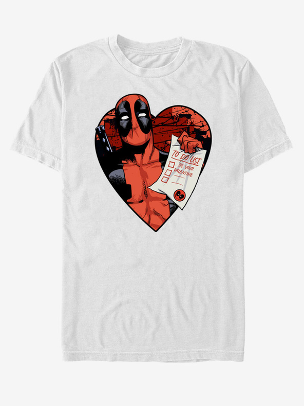 ZOOT.Fan Bela unisex majica Marvel Deadpool List