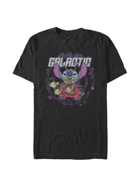 ZOOT.Fan Črna moška majica z napisom Disney Spaced Dads