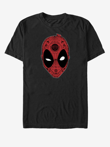 ZOOT.Fan Črna unisex majica Marvel Deadpool Sugar Skull